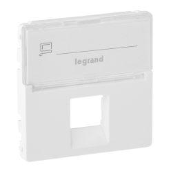   Legrand Valena Life 1xRJ45 csatlakozóaljzat burkolat, címketartóval fehér (Legrand 755470)