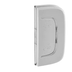  Legrand MyHOME (Valena Allure) GEN BE/KI jobb oldali burkolat, aluminium (Legrand 755538)