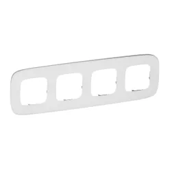   Legrand Valena Allure Négyes keret, Fehérüveg (Legrand 755544)