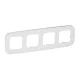 Legrand Valena Allure Négyes keret, Fehérüveg (Legrand 755544)