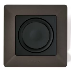   Legrand Valena Life forgatógombos fényerőszabályzó mechanizmus burkolattal, 2 vezetékes, fekete (Legrand 756360)