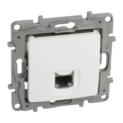   Legrand Niloé RJ45 Cat.5 UTP csatlakozóaljzat, fehér (Legrand 764571)