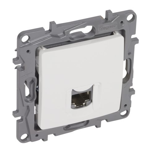 Legrand Niloé RJ45 Cat.6 STP körmös aljzat, fehér (Legrand 764575)