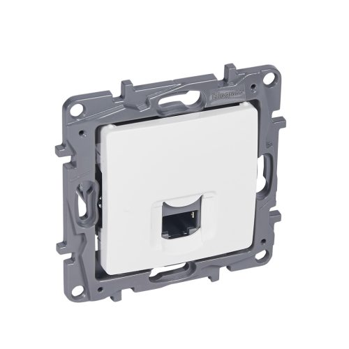 Legrand Niloé RJ45 Cat.6 FTP körmös aljzat, fehér (Legrand 764577)