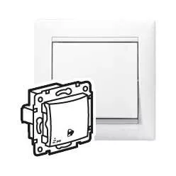   Legrand Valena IP44 egypólusú nyomó csengőjeles, fehér (Legrand 770099)