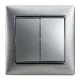 Legrand Valena csillárkapcsoló alumínium (Legrand 770105)