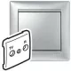 Legrand Valena TV-RD burkolat alumínium (Legrand 770142)