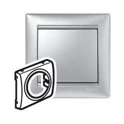   Legrand Valena univerzális burkolat alumínium (Legrand 770180)