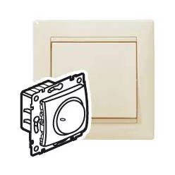   Legrand Valena forgatógombos fényerőszabályzó 40-400W (izzó- és halogén), elefántcsont (Legrand 774161)