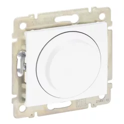   Legrand Valena forgatógombos fényerőszabályzó fehér 2 vezetékes, 300W, LED-hez is (Legrand 774263)