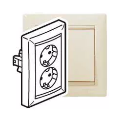   Legrand Valena 2x2P+F csatlakozóaljzat elefántcsont (Legrand 774370)