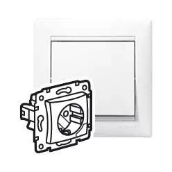   Legrand Valena 2P+F csatlakozóaljzat kiemelővel fehér (Legrand 774394)