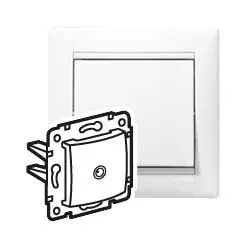   Legrand Valena TV antenna-csatlakozóaljzat végzáró, 1,5dB fehér (Legrand 774429)