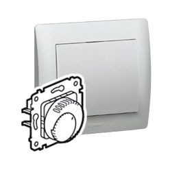   Legrand Galea Life komfort szobatermosztát mechanizmus, alumínium (Legrand 775693)