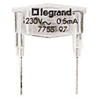 Legrand 230V 0,5mA zöld glimmlámpa (Legrand 775897)