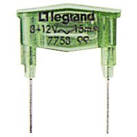 Legrand 8/12V 15mA zöld glimmlámpa (Legrand 775899)