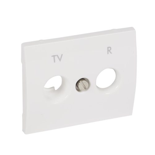 Legrand Galea Life TV-RD antenna-csatlakozóaljzat burkolat (30 mm), fehér (Legrand 777083)