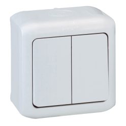   Legrand Forix IP44 falon kívüli csillárkapcsoló 10 AX - 250 V~ fehér (Legrand 782362)