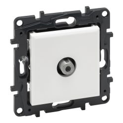   Legrand Niloé Step TV végzáró aljzat "F" típus (1,5 dB), fehér (Legrand 863175)