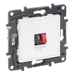   Legrand Niloé Step hangszóró aljzat, fehér (Legrand 863185)
