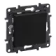 Legrand Niloé Step egypólusú kapcsoló, 10AX, fekete (Legrand 863501)