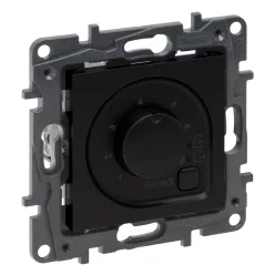   Legrand Niloé Step szobatermosztát padlófűtéshez, 16A, fekete (Legrand 863542)