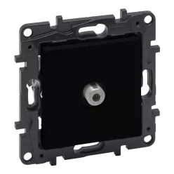   Legrand Niloé Step TV végzáró aljzat "F" típus (1,5 dB), fekete (Legrand 863575)