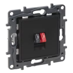   Legrand Niloé Step hangszóró aljzat, fekete (Legrand 863585)