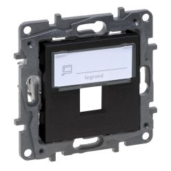   Legrand Niloé Step keystone adapter, fekete (Legrand 863587)