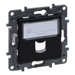   Legrand Niloé Step systimax adapter, fekete (Legrand 863588)