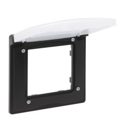   Legrand Niloé Step 1-es keret, IP44, fekete (Legrand 863596)