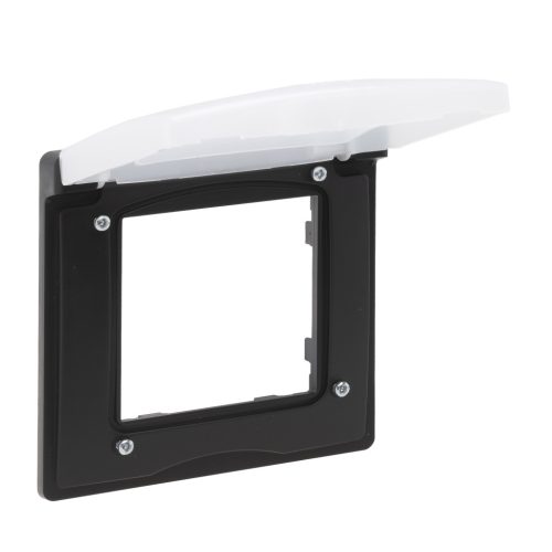 Legrand Niloé Step 1-es keret, IP44, fekete (Legrand 863596)