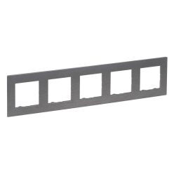   Legrand Niloé Step 5-ös keret, csiszolt szürke (Legrand 863995)