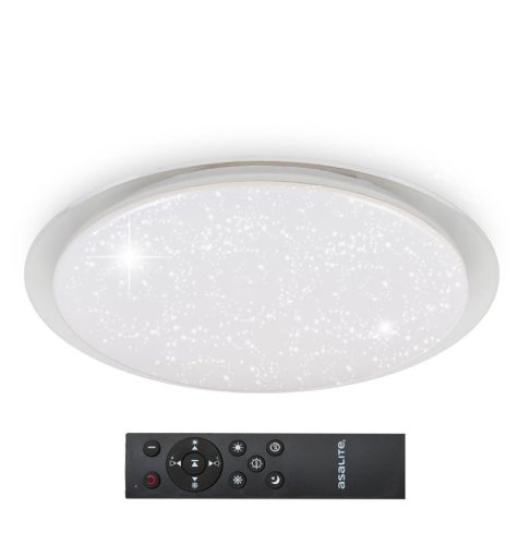 Asalite LED Mennyezeti Lámpa EMMA 72W 3000K/4000K/6500K (6120 lumen) Kerek/Csillagos + Távirányító CCT