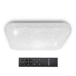   Asalite LED Mennyezeti Lámpa EMMA 72W 3000K/4000K/6500K (6120 lumen) Négyzet/Csillagos + Távirányító CCT