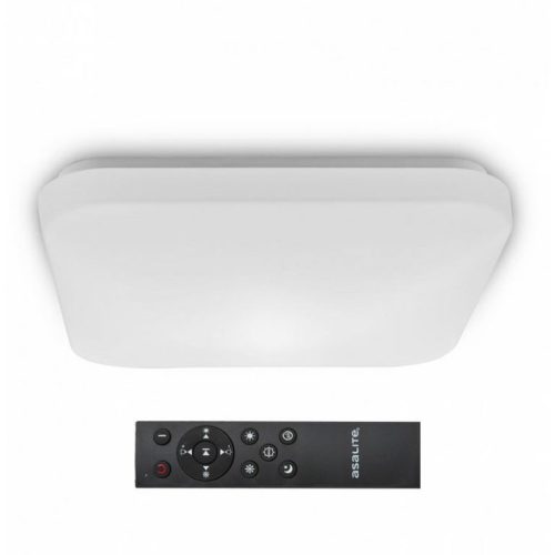 Asalite LED Mennyezeti Lámpa OLIVIA 48W 3000K/4000K/6500K (3400 lumen) Négyzet + Távirányító CCT