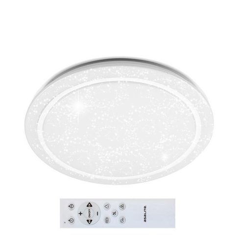 Asalite LED Mennyezeti Lámpa MIA 50W 3000K/4000K/6500K (3500 lumen) Kerek/Csillagos + RF Távirányító 3CCT+RGB