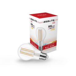   Asalite LED Izzó A60 filament gömb E27 7W 2700K (806 lumen)