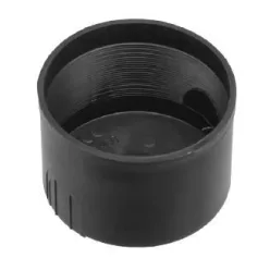 Műanyag szerelvénydoboz, fekete, 40mm, IP30