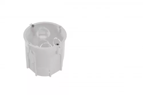 Műanyag szerelvénydoboz csavarokkal, fehér, mély, 60mm, IP30