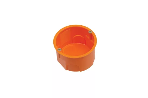Műanyag szerelvénydoboz csavarokkal, narancssárga, 40mm, IP30