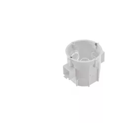   Műanyag szerelvénydoboz csavarokkal, mély, sorolható, fehér, 60mm