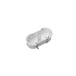   Gipszkarton szerelvénydoboz, fehér, PK60 kettes, 45mm, IP30