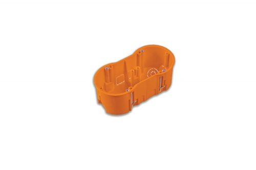 Gipszkarton szerelvénydoboz, PK60 kettes, 60mm, IP30