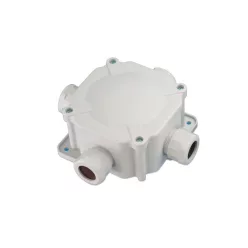   PG21 elosztódoboz, fehér, 4 bevezetéssel, 5x6mm2 terminál, IP67