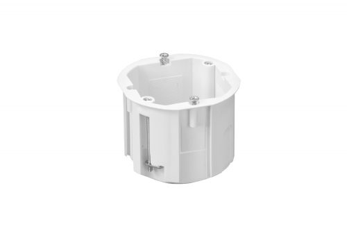 Gipszkarton szerelvénydoboz csavarokkal, mély, PK60, fehér, 61mm, IP30