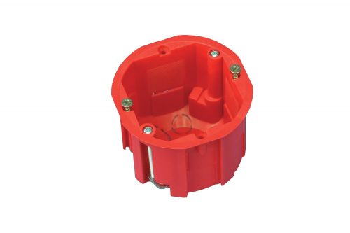 Halogénmentes gipszkarton szerelvénydoboz csavarokkal, mély, PK60, 60mm, IP30
