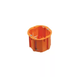   Gipszkarton szerelvénydoboz csavarokkal, mély, PK60, narancssárga, 60mm, IP30