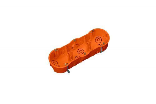 Gipszkarton szerelvénydoboz, PK60 hármas, 45mm, IP30