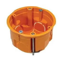   Gipszkarton szerelvénydoboz, PK60, narancssárga, 45mm, IP30